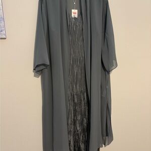 Eileen fisher evening dress and over jacket